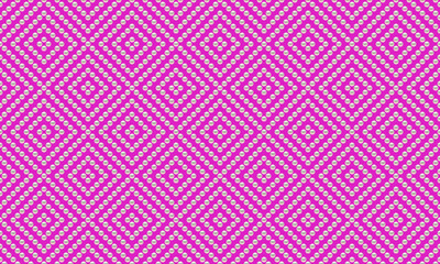 Pink luxury background with small pearls and rhombuses. Seamless vector illustration. 