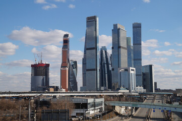 Obraz premium Moscow city