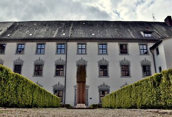 Fototapeta na wymiar Pfarrhaus der Stadtkirche St. Marien in Gengenbach