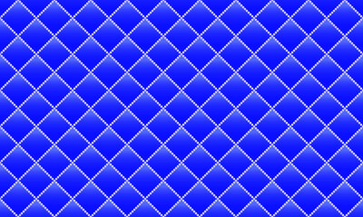 Blue luxury background with small pearls and rhombuses. Seamless vector illustration. 