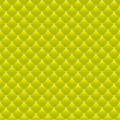Fototapeta na wymiar Yellow luxury background with small pearls and rhombuses. Seamless vector illustration. 