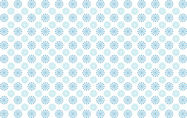 背景素材　可愛い花火のシンプルなパターン柄　青