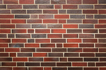 abstract brick wall texture background with light glare