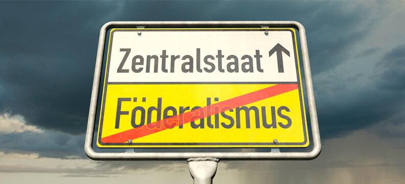 Vom F&ouml;deralismus zum Zentralismus