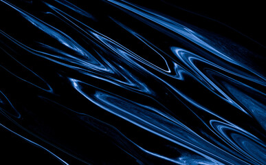 Marble rock texture blue ink pattern liquid swirl paint black dark that is Illustration background for do ceramic counter tile white that is abstract waves skin wall luxurious art ideas concept.