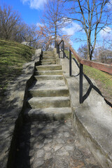 stairway in park