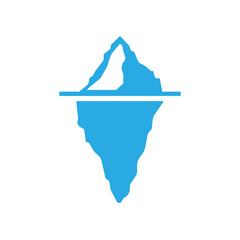 iceberg icon. vector illustration