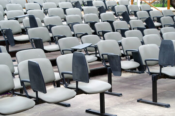 chairs in the lecture hall