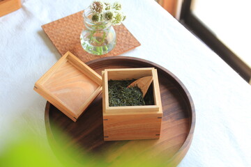 木のお茶箱