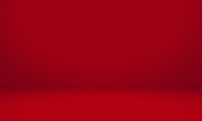 Obraz premium Empty red color texture pattern cement wall background.