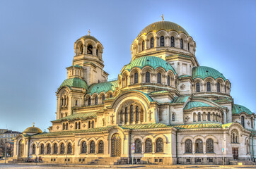 Fototapeta na wymiar Alexander Nevski Cathedral, Sofia, Bulgaria