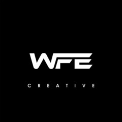 WFE Letter Initial Logo Design Template Vector Illustration