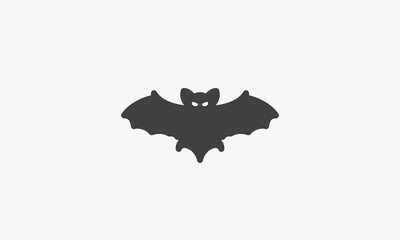 bat icon vector illustration. isolated on white background.