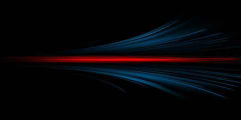  Blue and red speed abstract technology background
