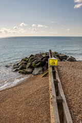 Bognor Regis sea front, for a walk. April 2021