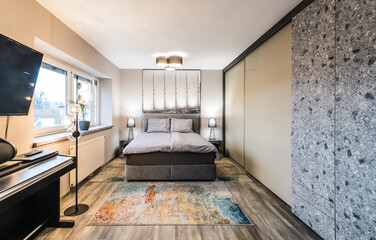 Elegant and luxury Bedroom interior