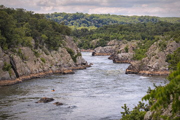 Kayaker in Gorge