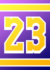 Purple Yellow 23 Shining