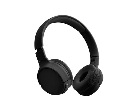 single black bluetooth wireless headphones