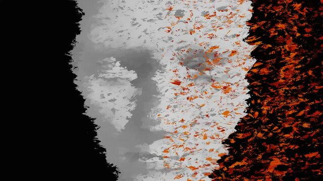 Kopf Mensch Partikel ~ Textur Hintergrund digital painting Poster Postkarten Tapete