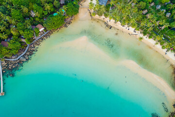 Sea sand beach turquoise water summer nature background