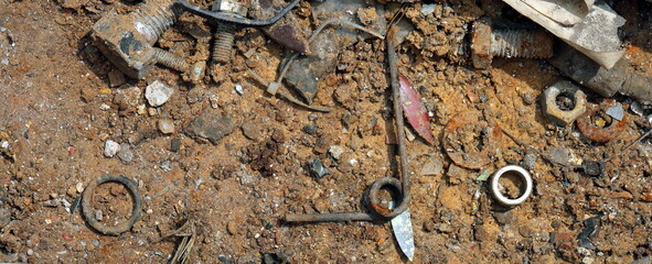 old broken barometer and more abandoned objects