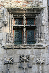 Fototapeta na wymiar gothic mansion (roaldes) in cahors (france)
