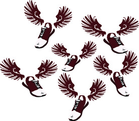 Flying sneakers