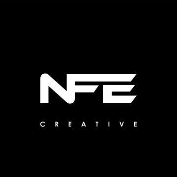 NFE Letter Initial Logo Design Template Vector Illustration