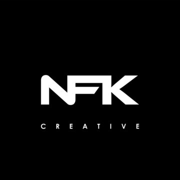 NFK Letter Initial Logo Design Template Vector Illustration