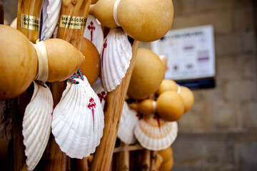 shell souvenir from the Camino de Santiago, Spain
