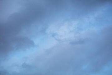 Rain clouds in the sky