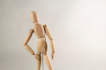 Gliederpuppe Holz Model Pose