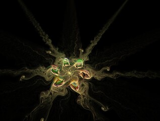 Imaginatory fractal background generated Image