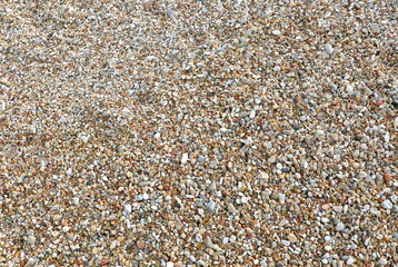 background of very small pebbles