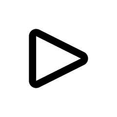 play button icon. Video Button. Vector illustration.