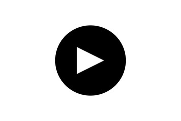 play button icon. Video Button. Vector illustration.