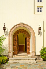 Fototapeta na wymiar Entrance of a house