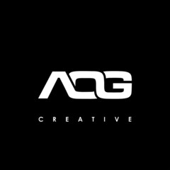 AOG Letter Initial Logo Design Template Vector Illustration