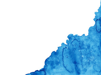 Watercolor Paper - Blue color - Sea