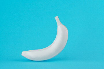 white banana isolated on background