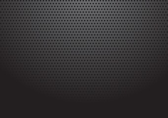 Naklejka premium Grid background with dot spot pattern. Dark vector Illustration.