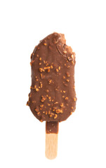 chocolate ice cream on a stick
