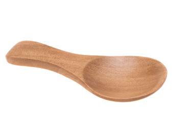 wooden spoon for spices isolated