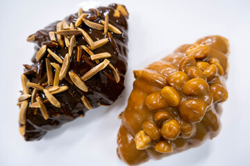  caramel macadamia butter croissant  and chocolate stick top