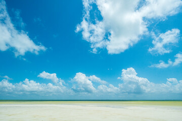 White Sand Beach in Quintana Roo, Mexico