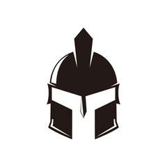 Fototapeta premium helmet of the Spartan warrior symbol