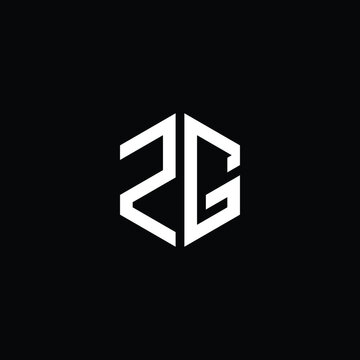 zg , letter logo design 