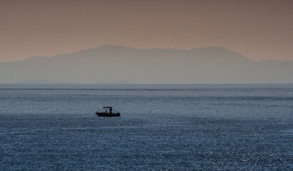 Morze, zachód słońca © Marcin