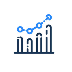 Statistics Icon vector. Vector art
